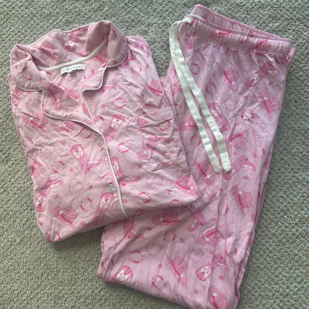 NWOT PJ Salvage Pink Pajama Set